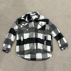 Shop Kenzie Boutique Flannel Button Down Jacket!